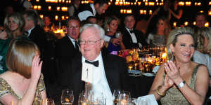 Graham Richardson and Skye Leckie at the 2013 Gold Dinner.