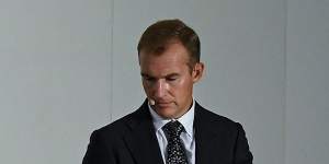 Infrastructure,Cities and Active Transport Minister Rob Stokes at the Sydney Summit on Monday.