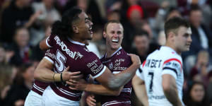 Not again:DCE trumps Tedesco as Roosters’ finals hopes take another hit