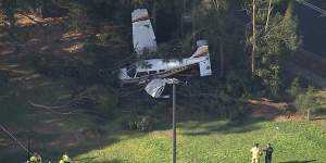 ‘I saved the pilot’:Plane crashes in Sydney’s west