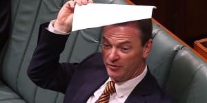 We're not going to sit for it:Pyne's old tactics return to haunt him