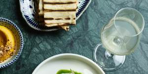 Go-to dish:Cacik with grilled cucumber and mint.