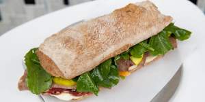 The deli sandwich at Good Ways Deli in Redfern.