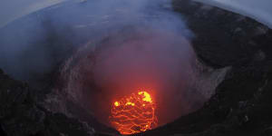 A tourist fell into Hawaii's most active volcano