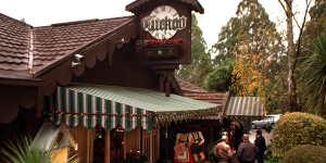 The Cuckoo restaurant on the Mount Dandenong Tourist Road in Olinda,pictured in 2004.