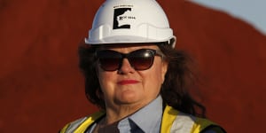 Gina Rinehart muscles in to crash the WA lithium party