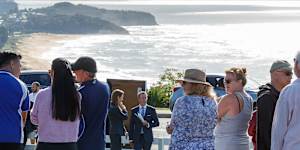 A young family dropped $7.2 million at auction on Saturday for a deceased estate in Collaroy Plateau.