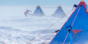 A crying glacier and a shivering ice shelf:A beautiful,tragic story