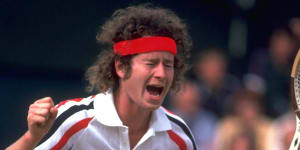 John McEnroe,“pop star with a tennis racquet”.