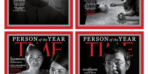 Four journalists and a newspaper are Time's Person of the Year