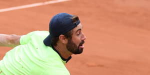 Jordan Thompson bowed out of the French Open in straight sets.