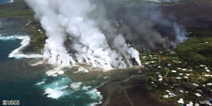 Entire Hawaiian township vanishes as lava gushes in