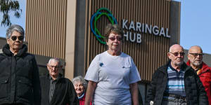 Striding to victory:Shopping centre mall walkers win reprieve