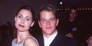 Driver in 1997 with then partner Matt Damon,who broke up with her live on Oprah. 