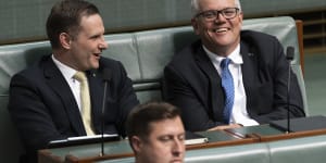 Rift? What rift? Morrison and Hawke put their bromance on display