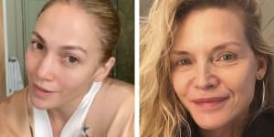 ‘I feel powerful’:Midlife celebs are embracing the no-make-up selfie