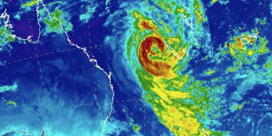 Tropical Cyclone Oma now category 3,changes course for Queensland