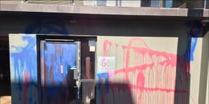 Vandals target LNP headquarters with'RESIST'message