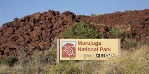 Murujuga National Park. otherwise known as the Burrup Peninsula,near Dampier in Western Australia.