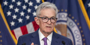 US Federal Reserve chairman Jerome Powell. Markets are on edge waiting for when the central bank will start cutting rates.
