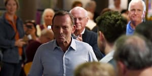 Former Prime Minister and Warringah Liberal candidate Tony Abbott conceded defeat on Saturday night.
