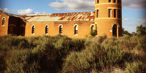 Once Australia's largest winery complex:Mount Ophir Estate.