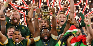 Dual world champions South Africa’s ability to name a bench boasting seven forwards is not in keeping with how the interchange rule was intended.