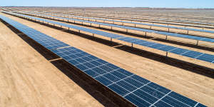 Limondale Solar Farm in Balranald,NSW.
