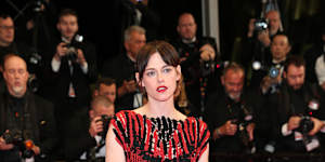 Kristen Stewart in Chanel at a screening of Full Phil at the Cannes Film Festival on May 16.