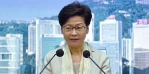Hong Kong Chief Executive Carrie Lam will not seek re-election.