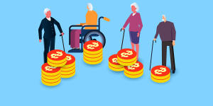 The means test is based on residents’ assets and income on the day they move into aged care.