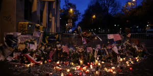 A memorial honouring those killed by terrorists including the 89 killed in the Bataclan attack grows in Paris.
