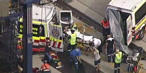 Woman critical after 10-metre fall in Sydney