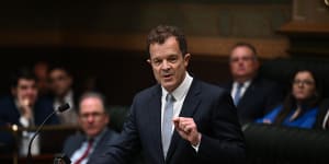 NSW Opposition leader Mark Speakman delivered his budget reply speech on Thursday,describing Labor’s budget as a lost opportunity.