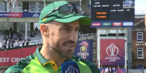 Smith and Warner will be remembered for more than Cape Town:du Plessis