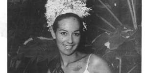 The Coral Queen:winning a 1967 swimsuit contest gave Glen-Marie Frost an introduction to the world of public relations. 