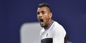 Vocal:Nick Kyrgios hasn't held back his feelings on some of his opponents.