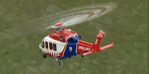 Toddler airlifted to hospital following crash in Grampians