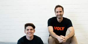 Mark Heath (left) and Thibault Henry,the co-founders of Voly,say they want to keep prices in line with retail stores.