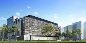 Artist impression of a 50MW data centre Goodman is developing in Tokyo.