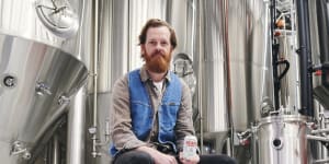 Andy Miller says Heaps Normal has about half the energy of a traditional beer.