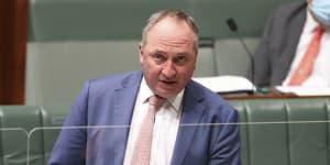 Barnaby Joyce:‘We’ve got anti-vaxxer MPs,but what can you do?’