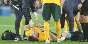 Harry Souttar’s injury triggered a lengthy stoppage,which Socceroos coach Graham Arnold suggested helped the Saudis finish strong.