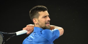 ‘Say it to my face’:Djokovic flare-up with fan sparks win over Popyrin