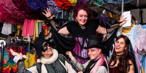 The Wardrobe Costumiers in Chatswood are seeing customers demand more colour,sequins and feathers than ever before.