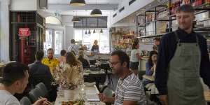 The dining room at Cash Only Diner in Sydney.