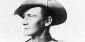 Private Harry"Breaker"Morant in 1900. He was executed by firing squad two years later. 
