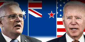 Plans are under way for Scott Morrison to go to the US to meet Joe Biden and commemorate the 70th anniversary of the signing of the ANZUS treaty. 