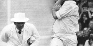 Dennis Lillee bowled a marathon 30 overs for Australia in the World XI’s second innings.
