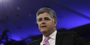 Fox News presenter Sean Hannity has previously defended former US president Donald Trump.